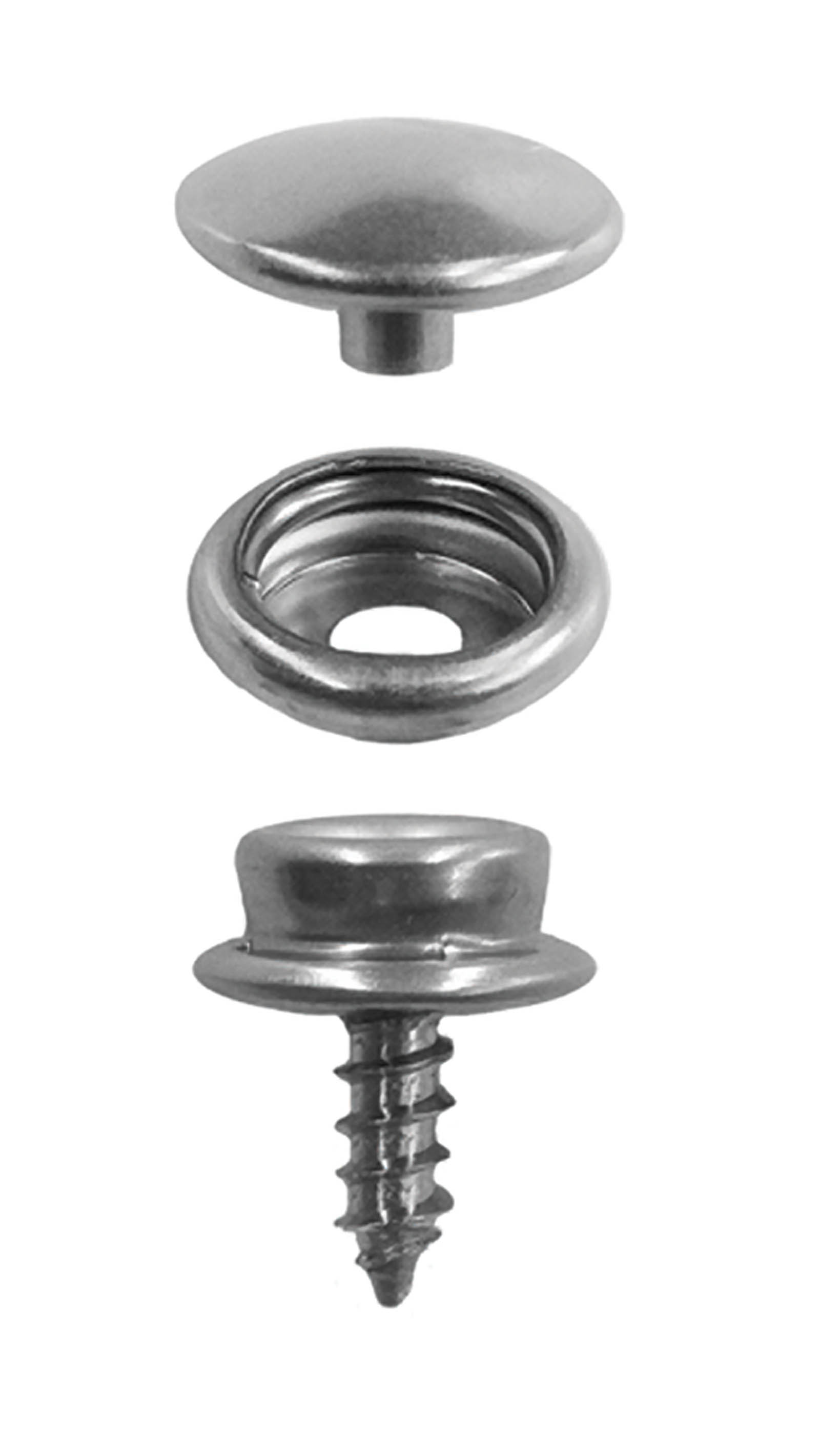 3/8-inch Stainless  Steel Screw Snap Sets  (Marine Grade) Image